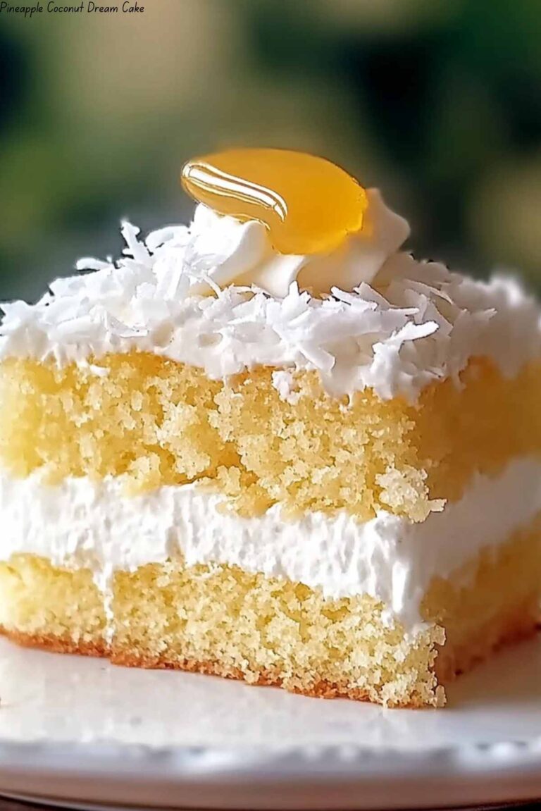 Pineapple Coconut Dream Cake