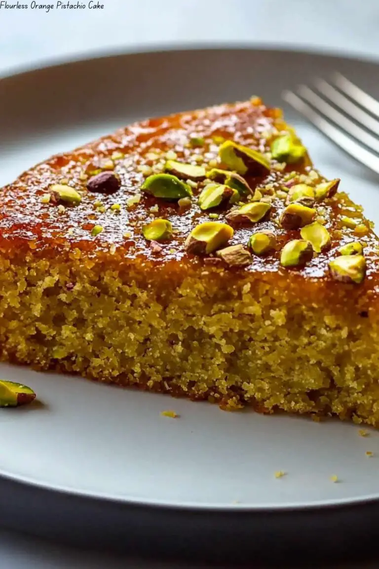 Flourless Orange Pistachio Cake