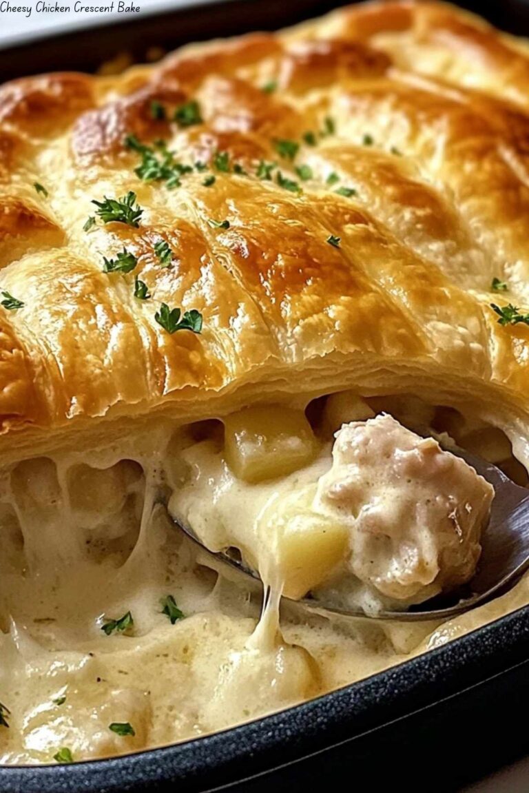 Cheesy Chicken Crescent Bake