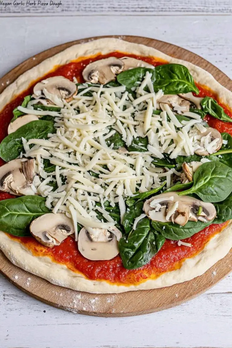 Vegan Garlic Herb Pizza Dough