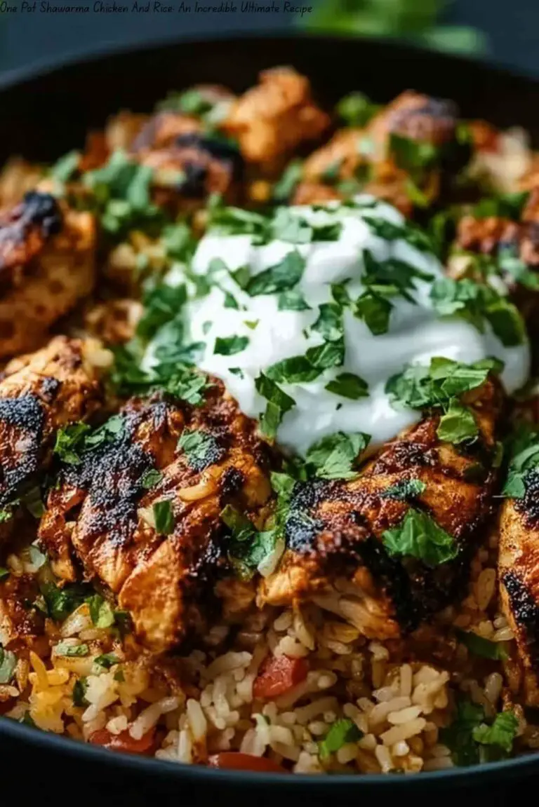 One Pot Shawarma Chicken And Rice: An Incredible Ultimate Recipe