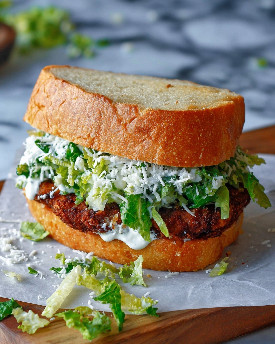 Crispy Chicken Caesar Sandwich Recipe