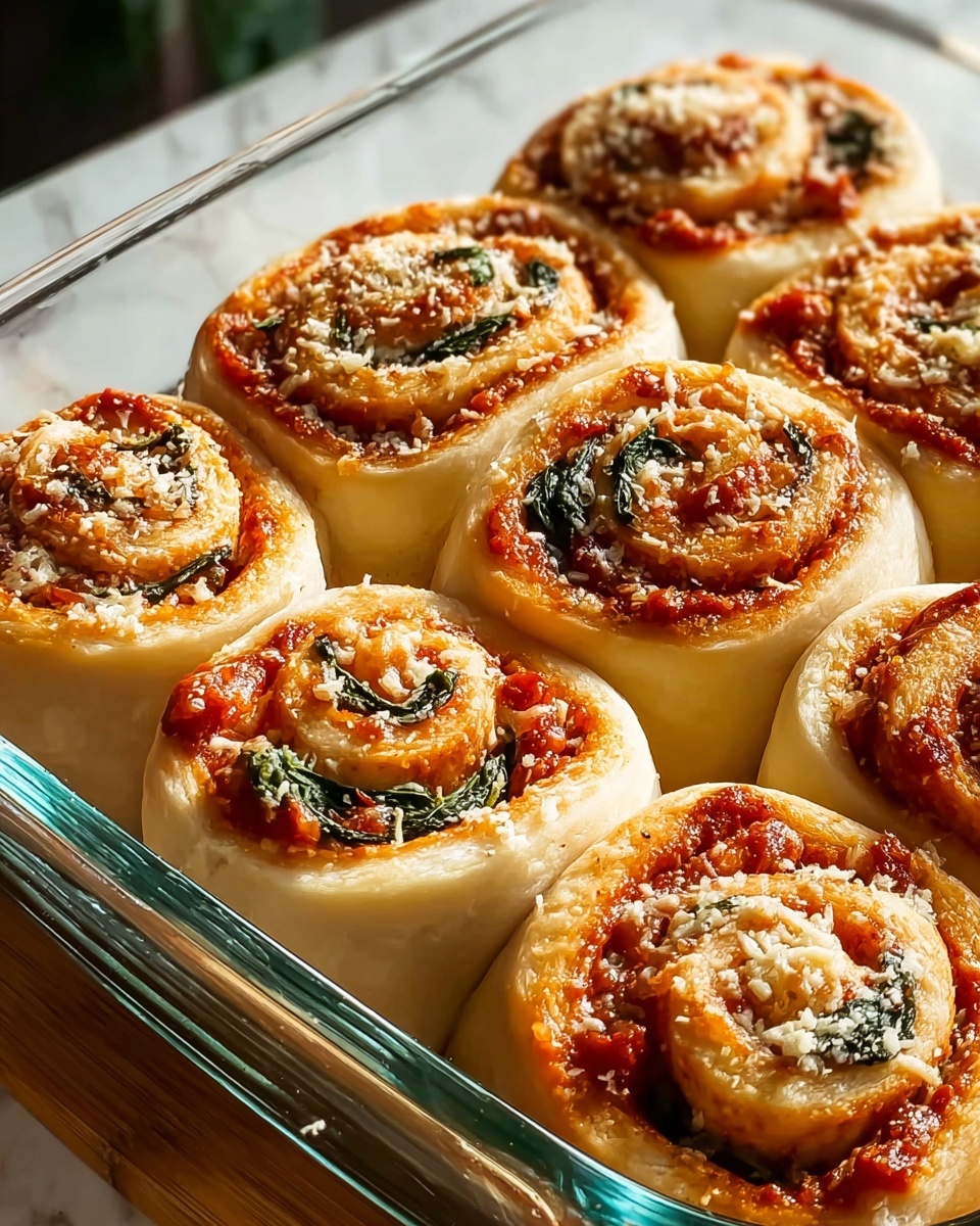 Vegan Caramelized Onion & Spinach Pizza Rolls Recipe - Recipe Image