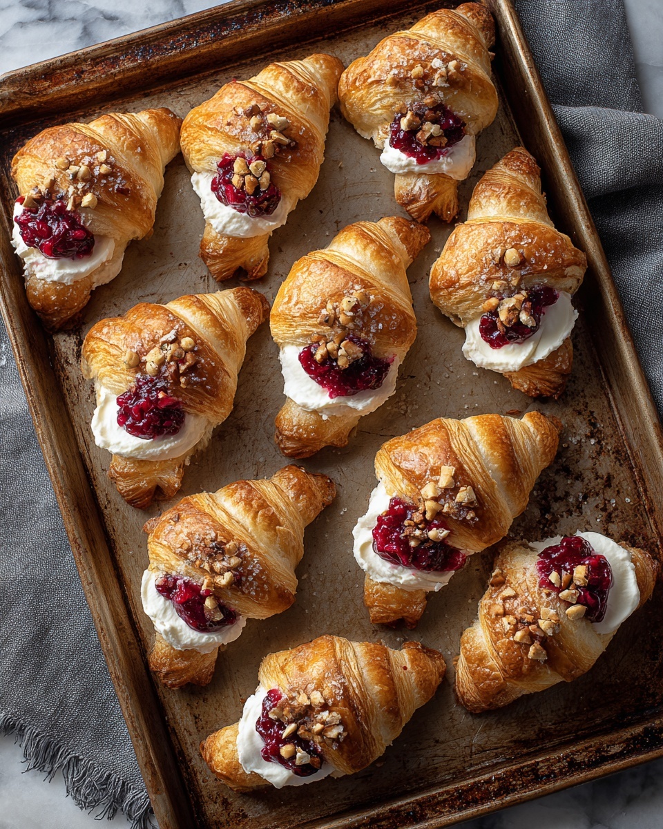 Cranberry Cream Cheese Crescent Bites Recipe - Recipe Image