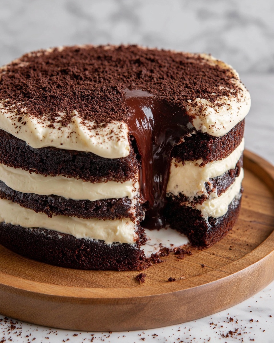 Tiramisu Chocolate Layer Cake Recipe - Recipe Image