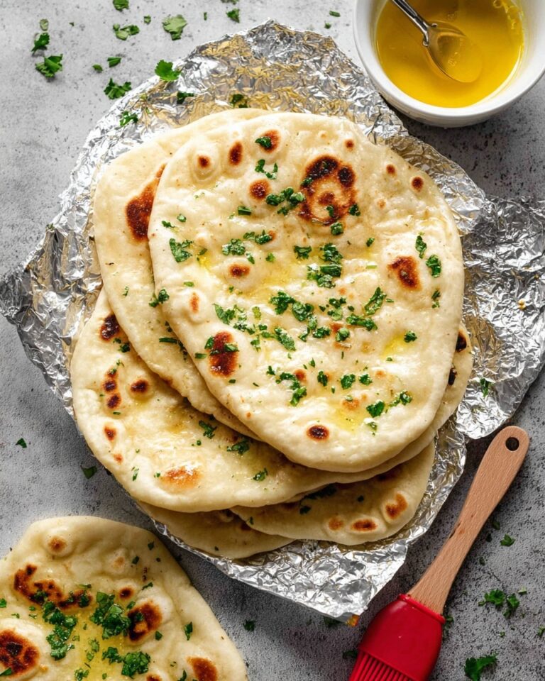 Easy Garlic Pita Bread from Scratch Recipe