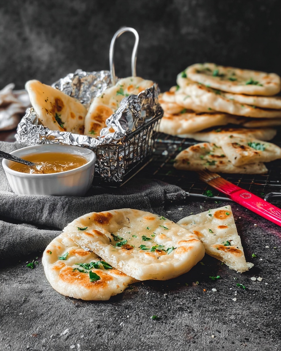 Easy Garlic Pita Bread from Scratch Recipe - Recipe Image