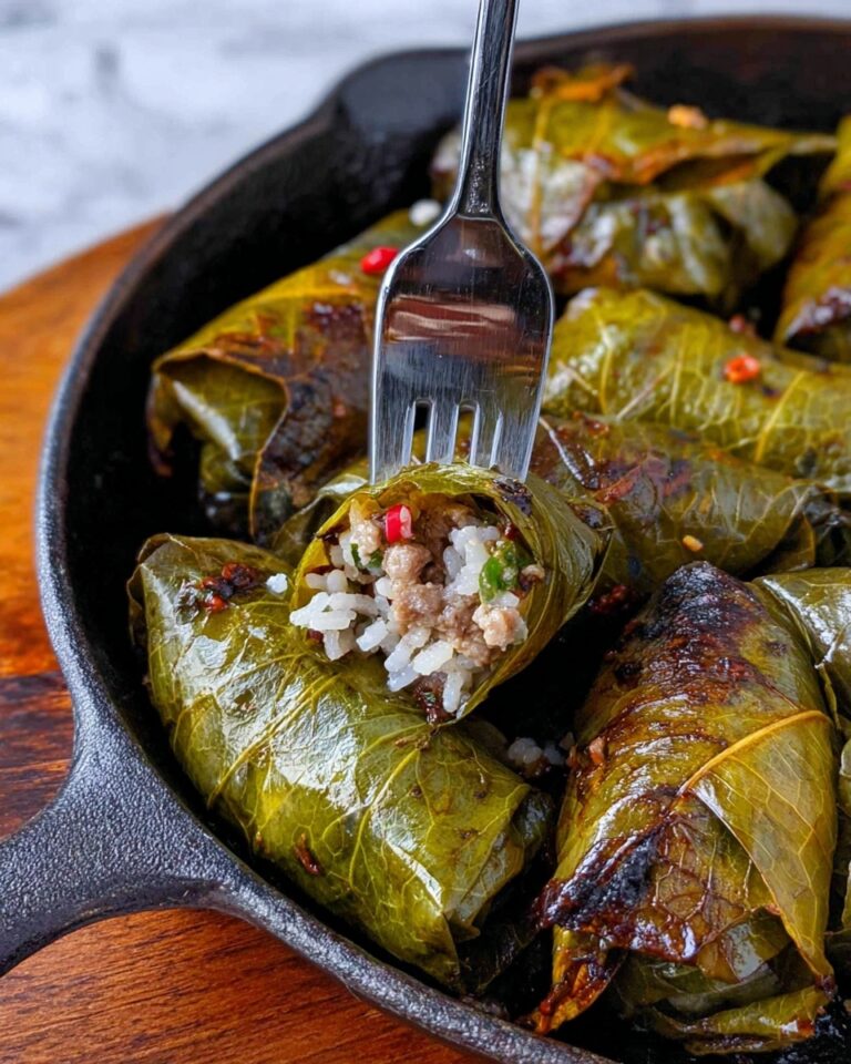 Meat & Rice Stuffed Leeks Recipe