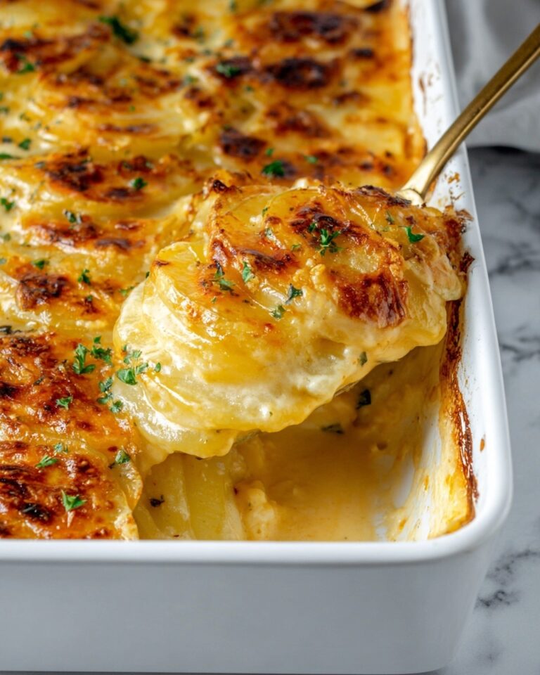 Dad’s Creamy & Cheesy Au Gratin Potatoes Recipe
