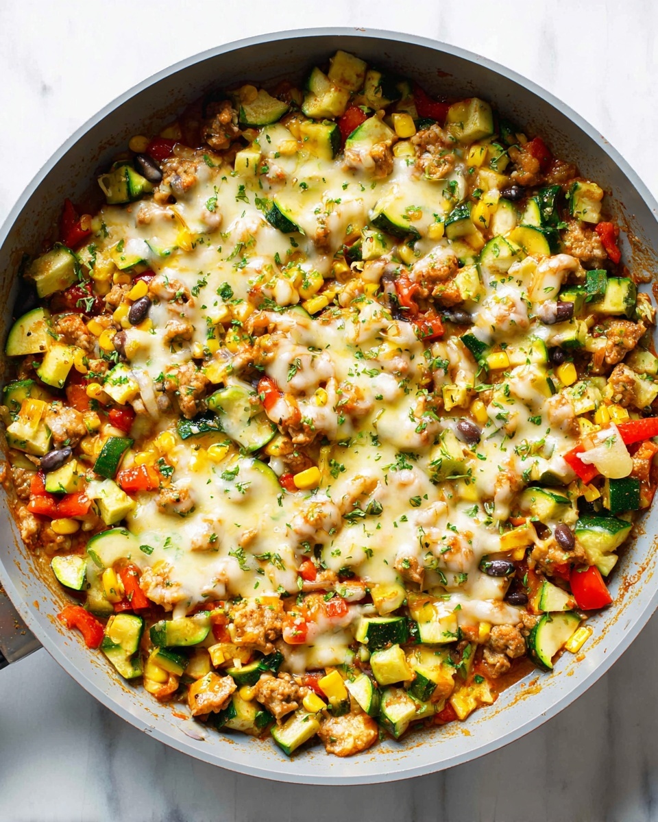 Tex Mex Chicken and Zucchini Skillet Recipe - Recipe Image