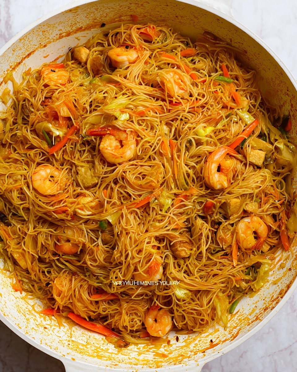 Singapore Noodles (Singapore Mei Fun) Recipe - Recipe Image
