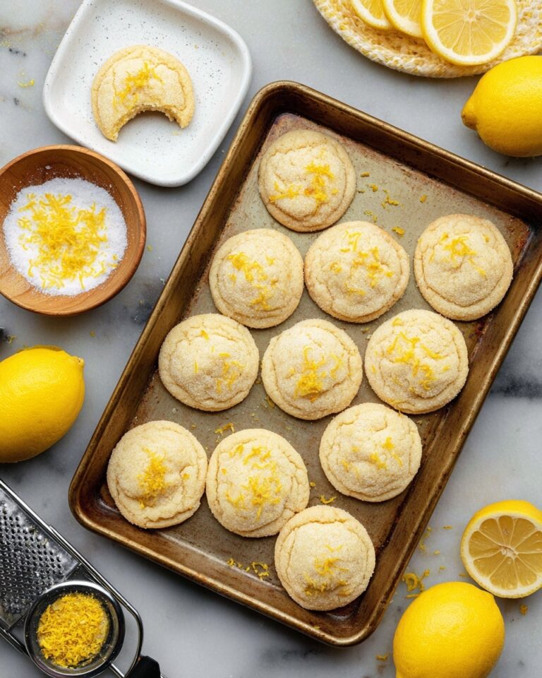 Soft & Chewy Lemon Cookies Recipe