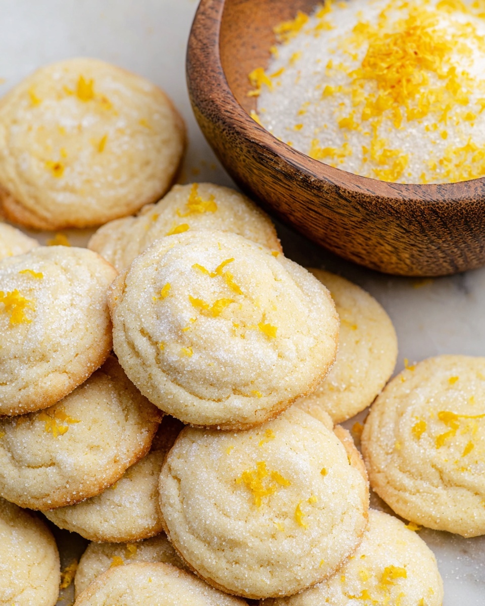 Soft & Chewy Lemon Cookies Recipe - Recipe Image