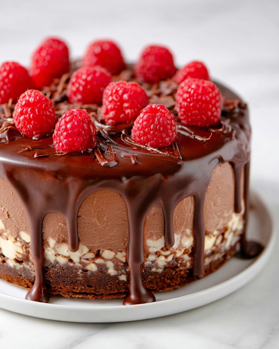 Vegan Chocolate Cheesecake with Magic Shell Recipe - Recipe Image