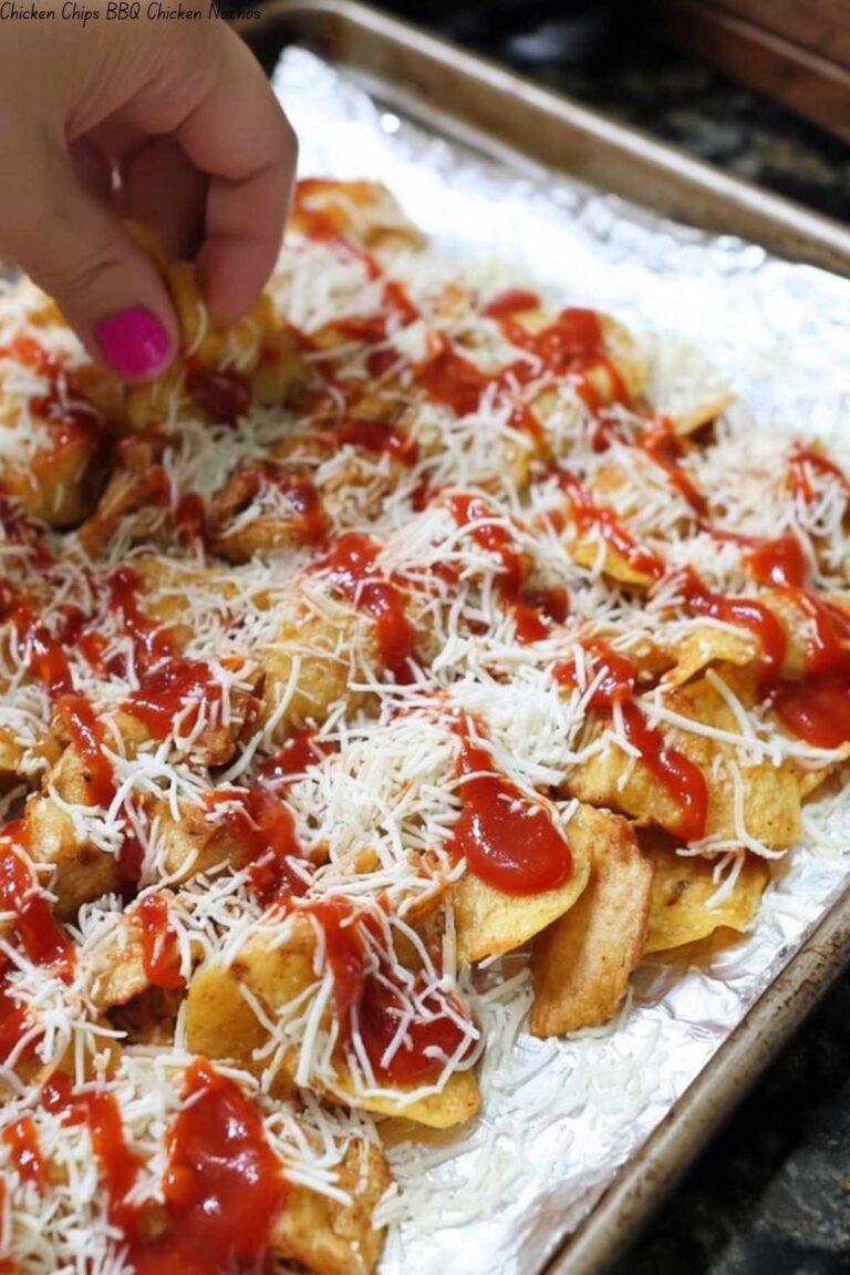 Chicken Chips BBQ Chicken Nachos