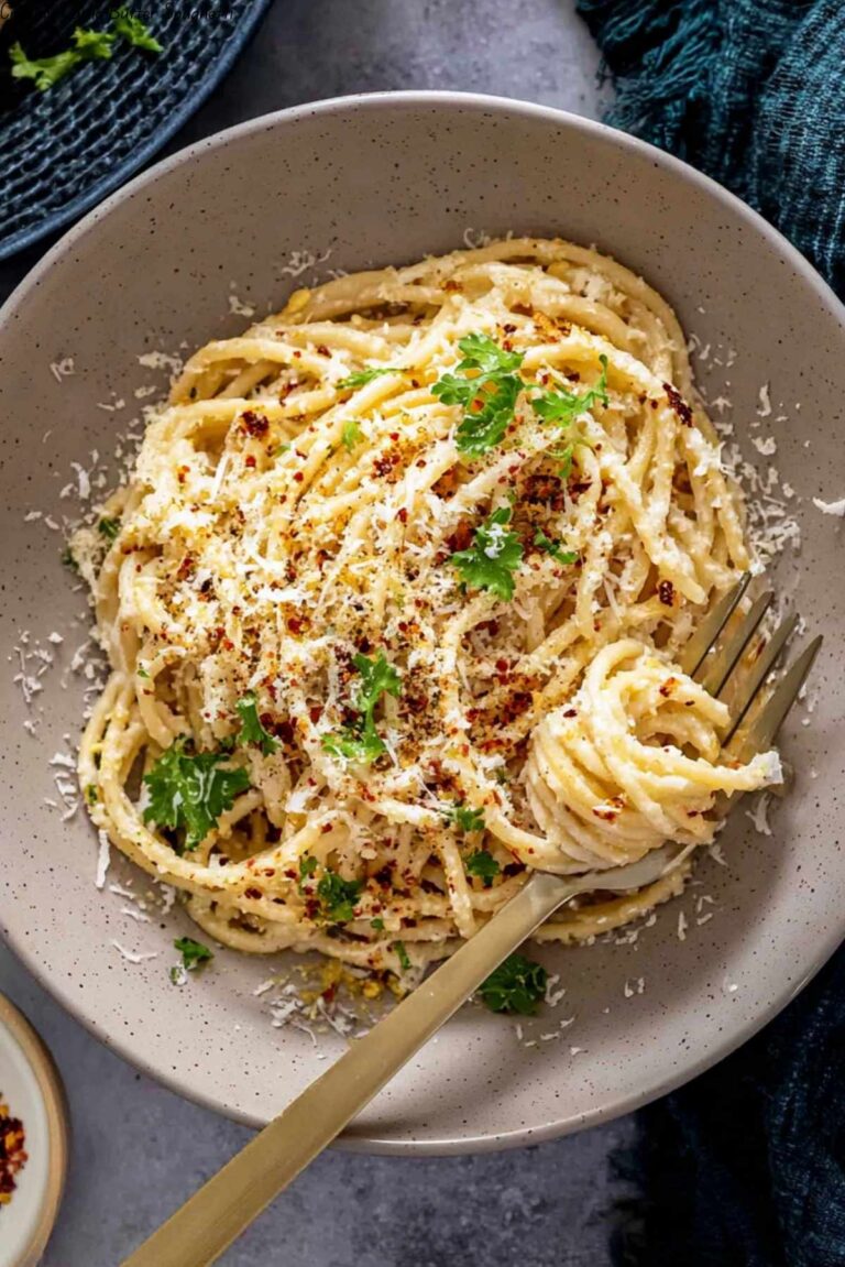 Creamy Garlic Butter Spaghetti