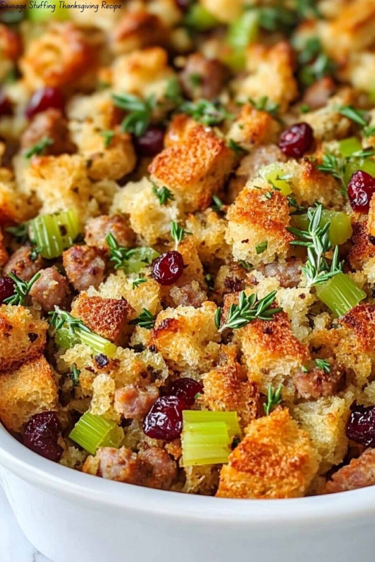Sausage Stuffing Thanksgiving Recipe