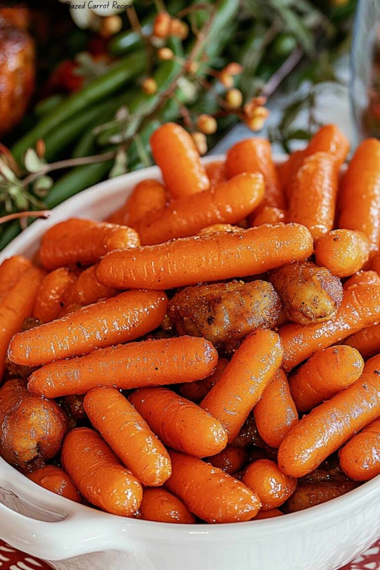 Slow Cooker Maple Glazed Carrot Recipe
