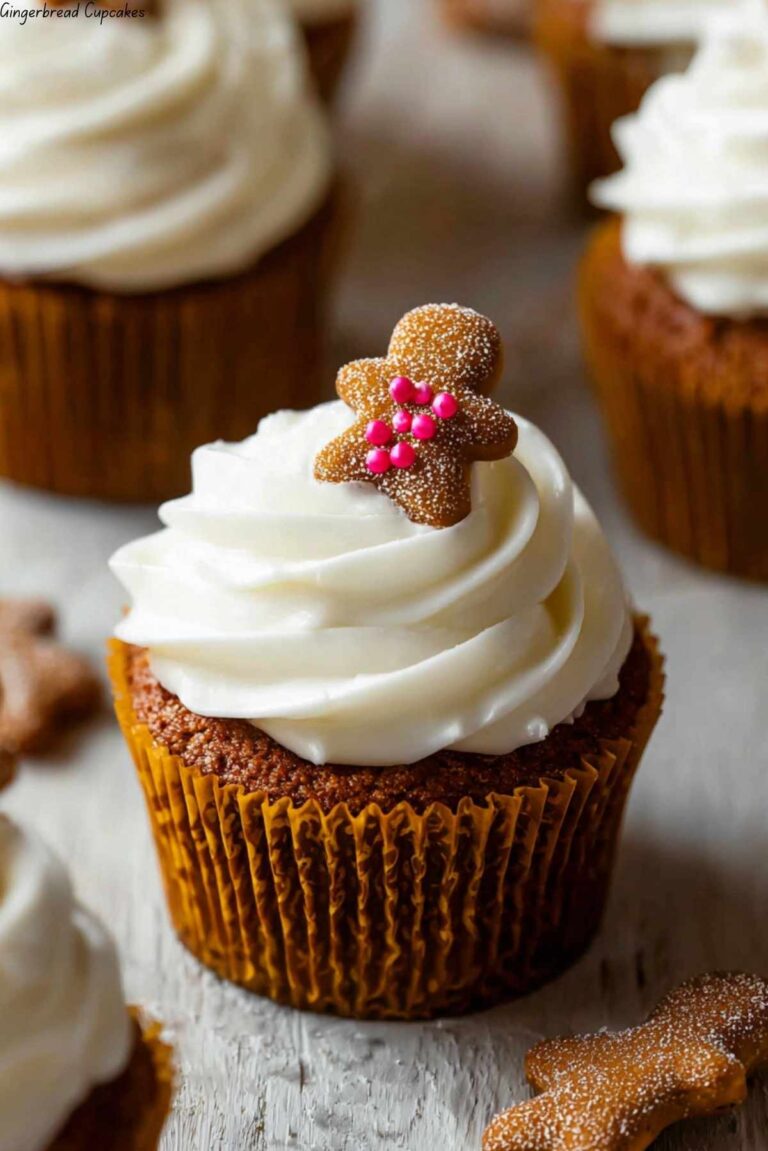 Gingerbread Cupcakes