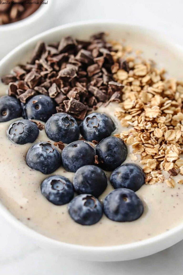 Vanilla Banana Smoothie Bowl
