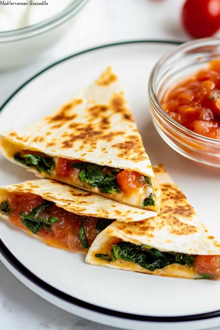 Mediterranean Quesadilla