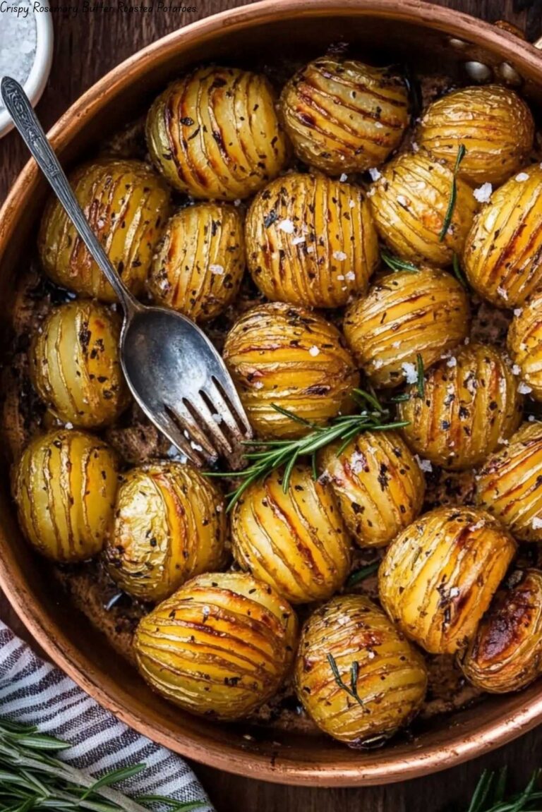 Crispy Rosemary Butter Roasted Potatoes
