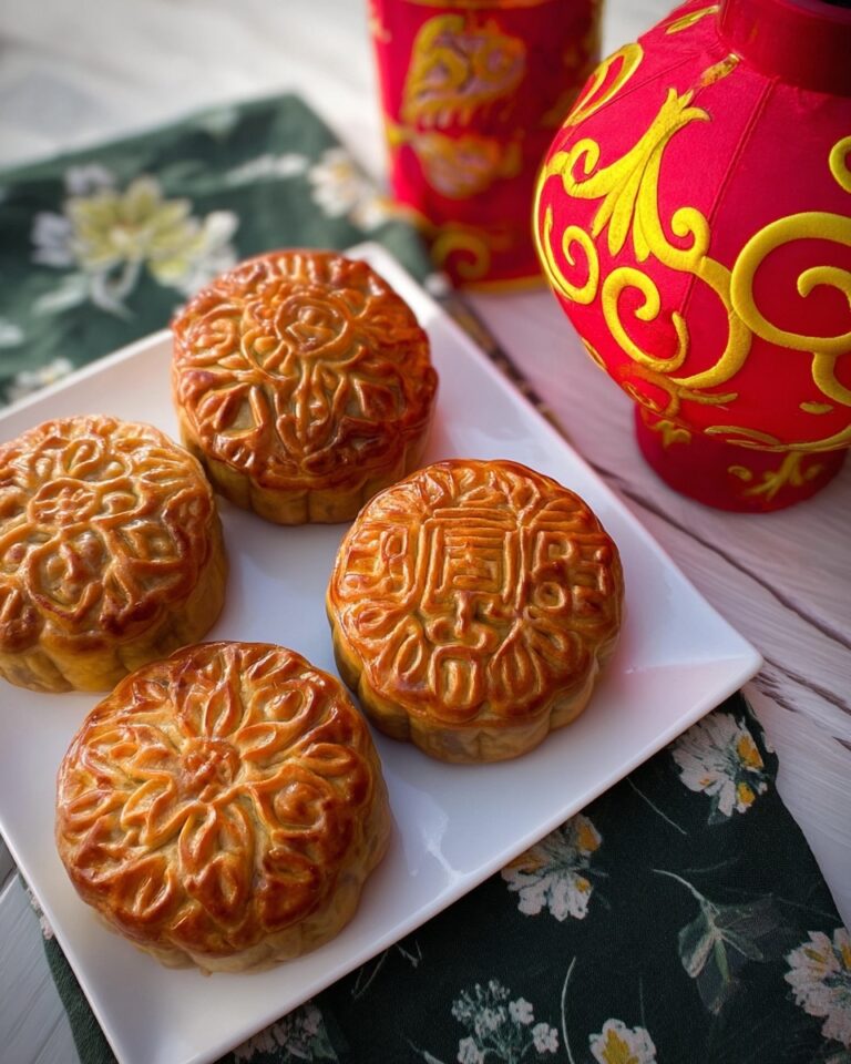 Traditional Mooncakes with Mixed Nuts Recipe
