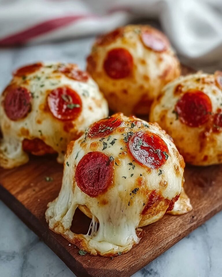 Cheesy Pepperoni Pizza Bombs Recipe