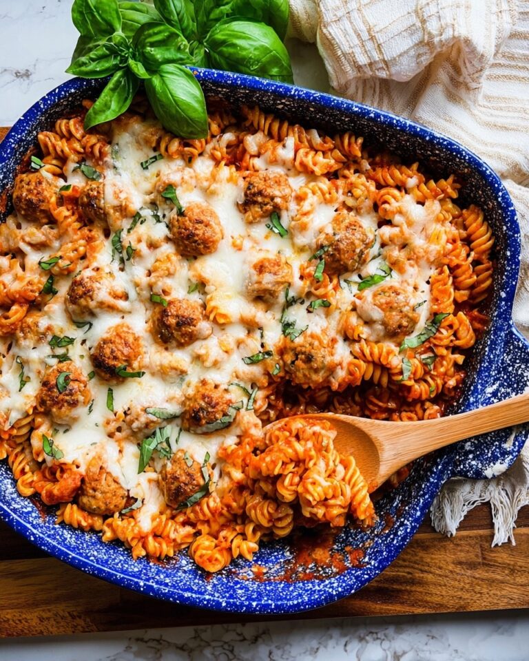 Dump and Bake Meatball Casserole Recipe