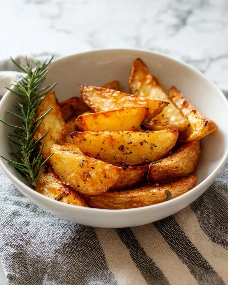 Crispy Broasted Potato Wedges (Oven or Air Fryer) Recipe