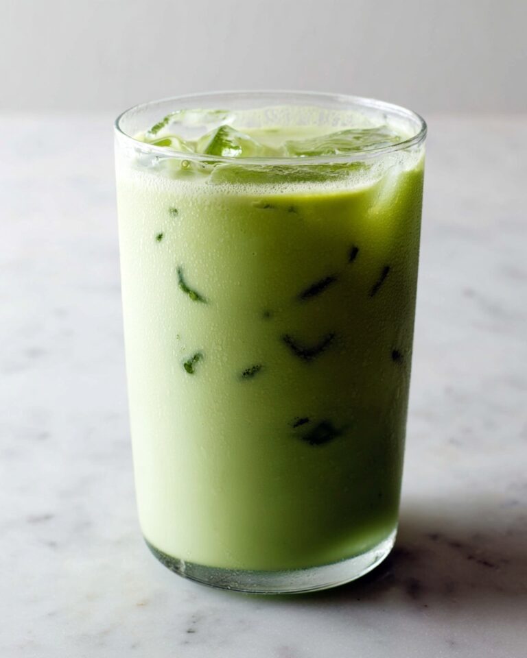 Creamy Iced Matcha Latte Recipe