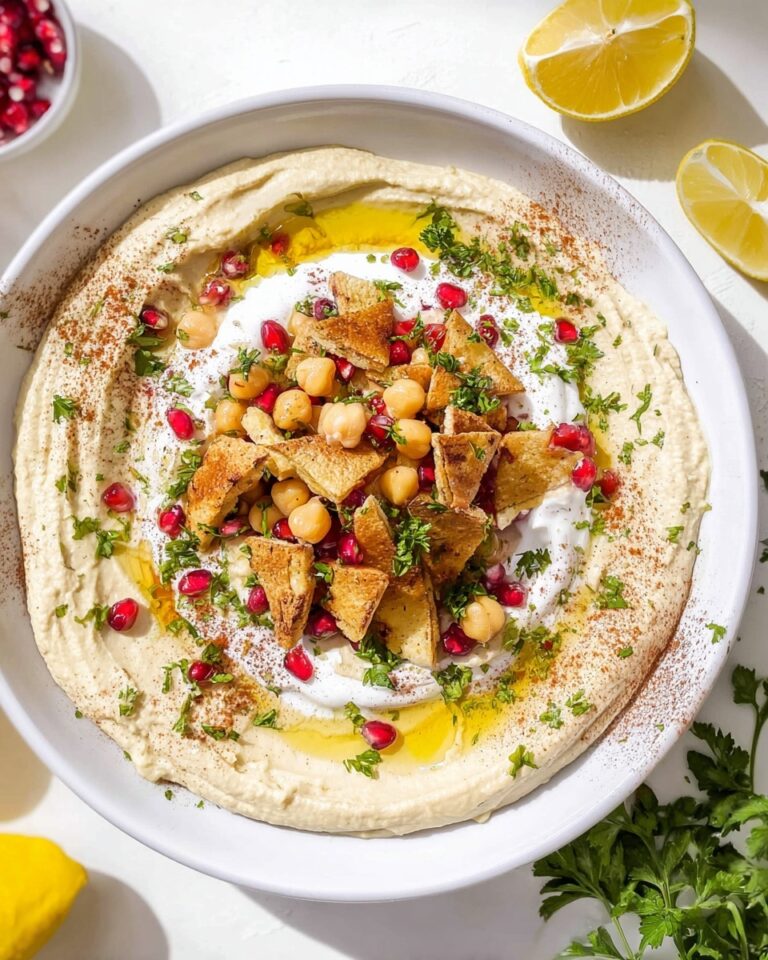 Fatteh (Pita, Hummus, and Yogurt) Recipe