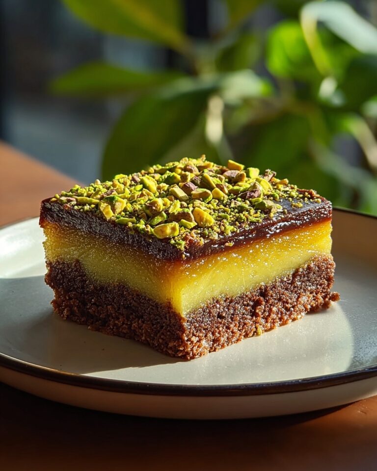 Pistachio Kunafa Brownies: A Decadent Fusion Dessert Recipe
