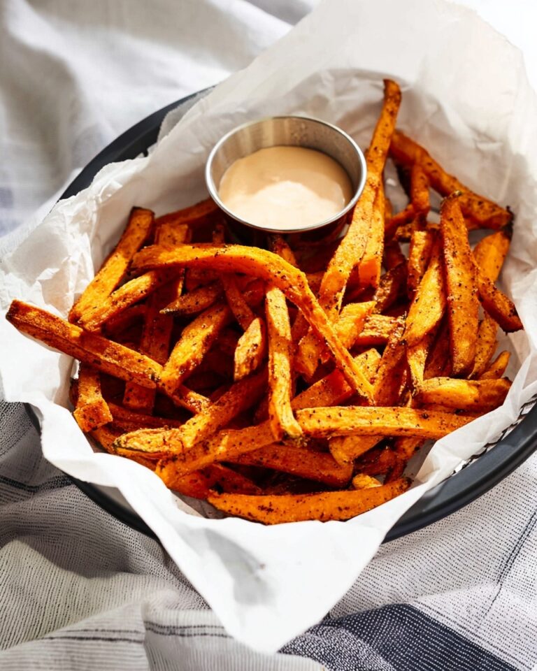 Crispy Oven Baked Sweet Potato Fries Recipe