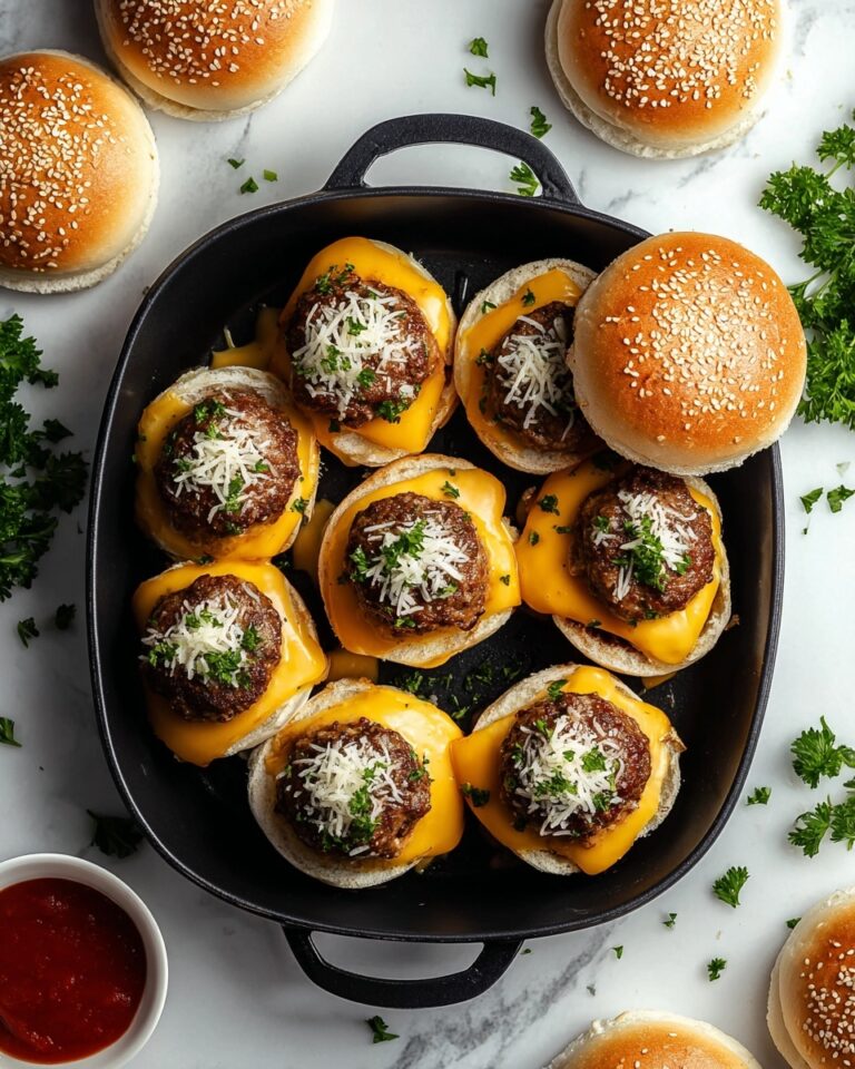 Irresistible Garlic Parmesan Cheeseburger Bombs Recipe