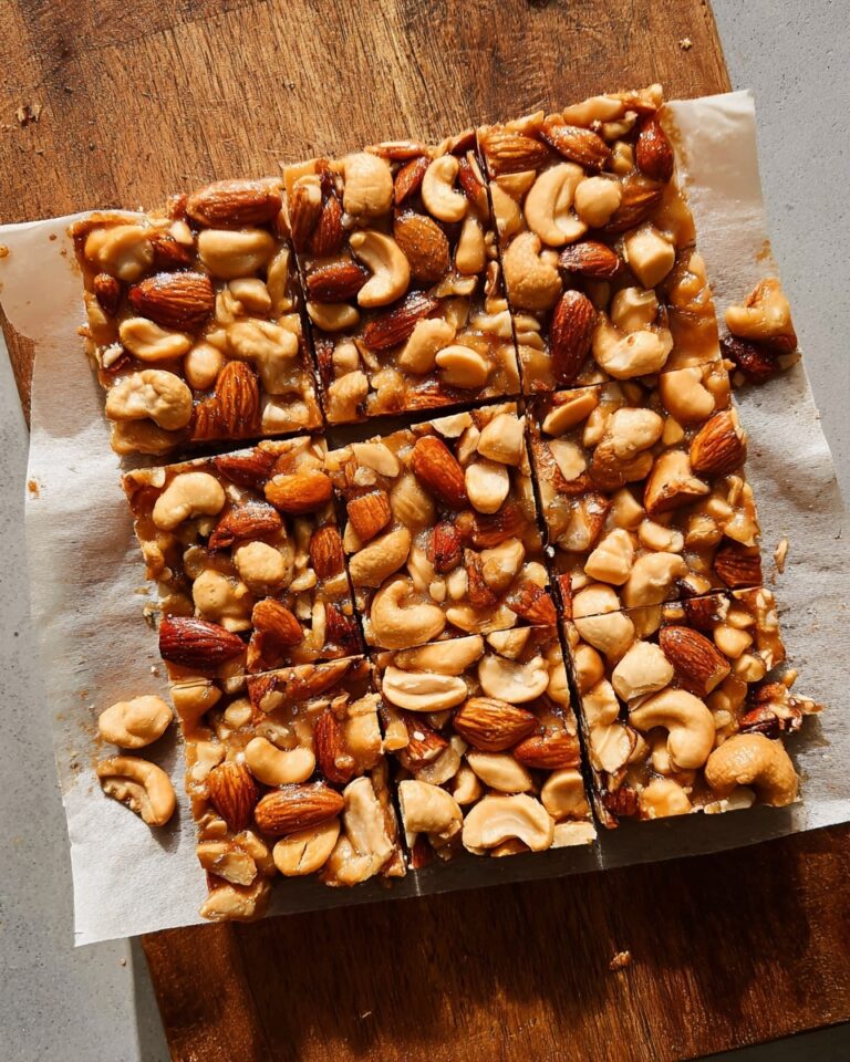 Dark Chocolate and Sea Salt Nut Bars Recipe