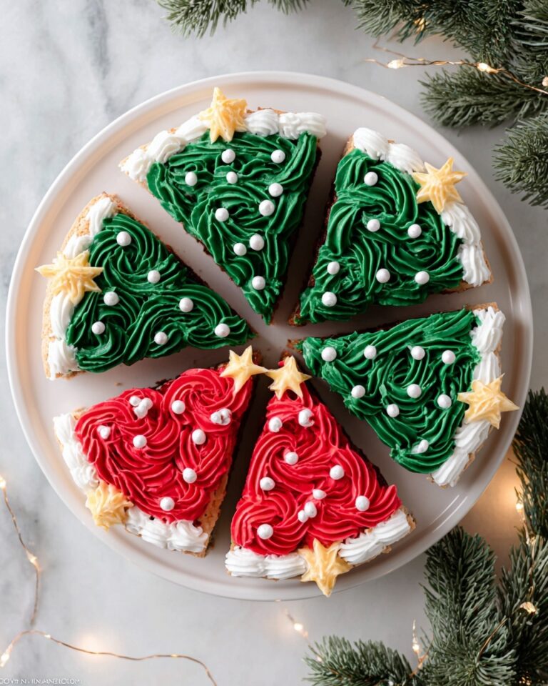 Frosted Christmas Brownies Recipe