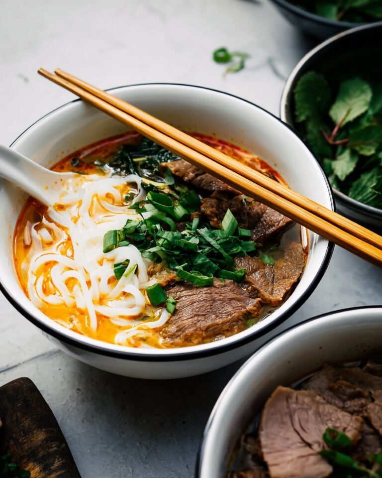 Authentic Bun Bo Hue – Spicy Beef Noodle Soup Recipe