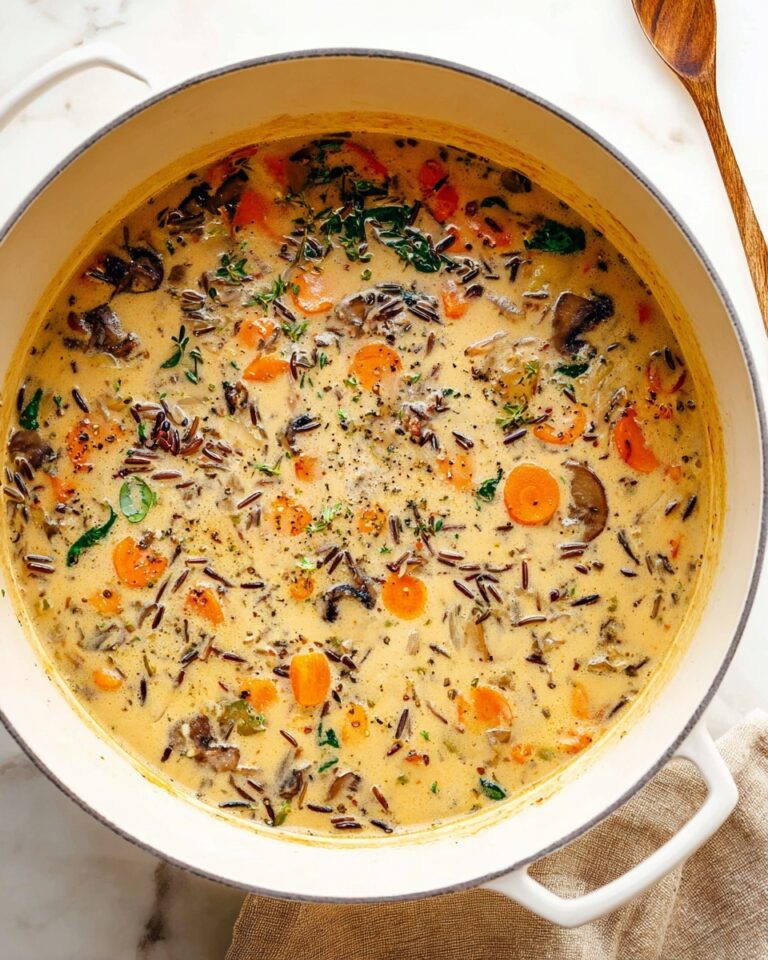 Cozy Autumn Wild Rice Soup Recipe