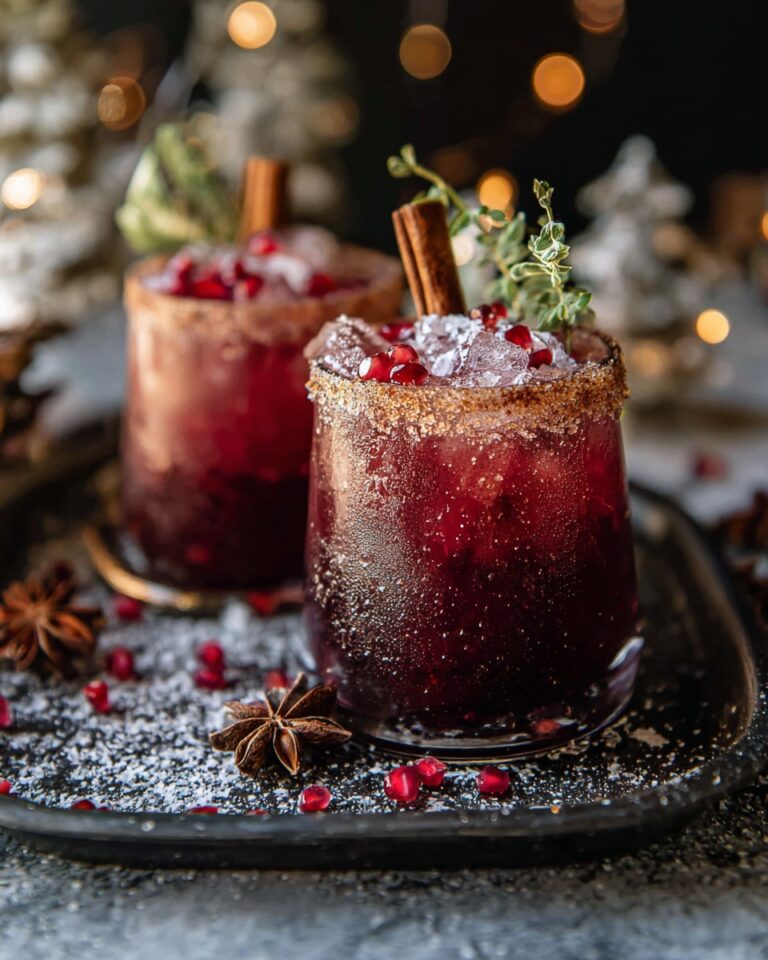 Spiced Christmas Margarita Recipe