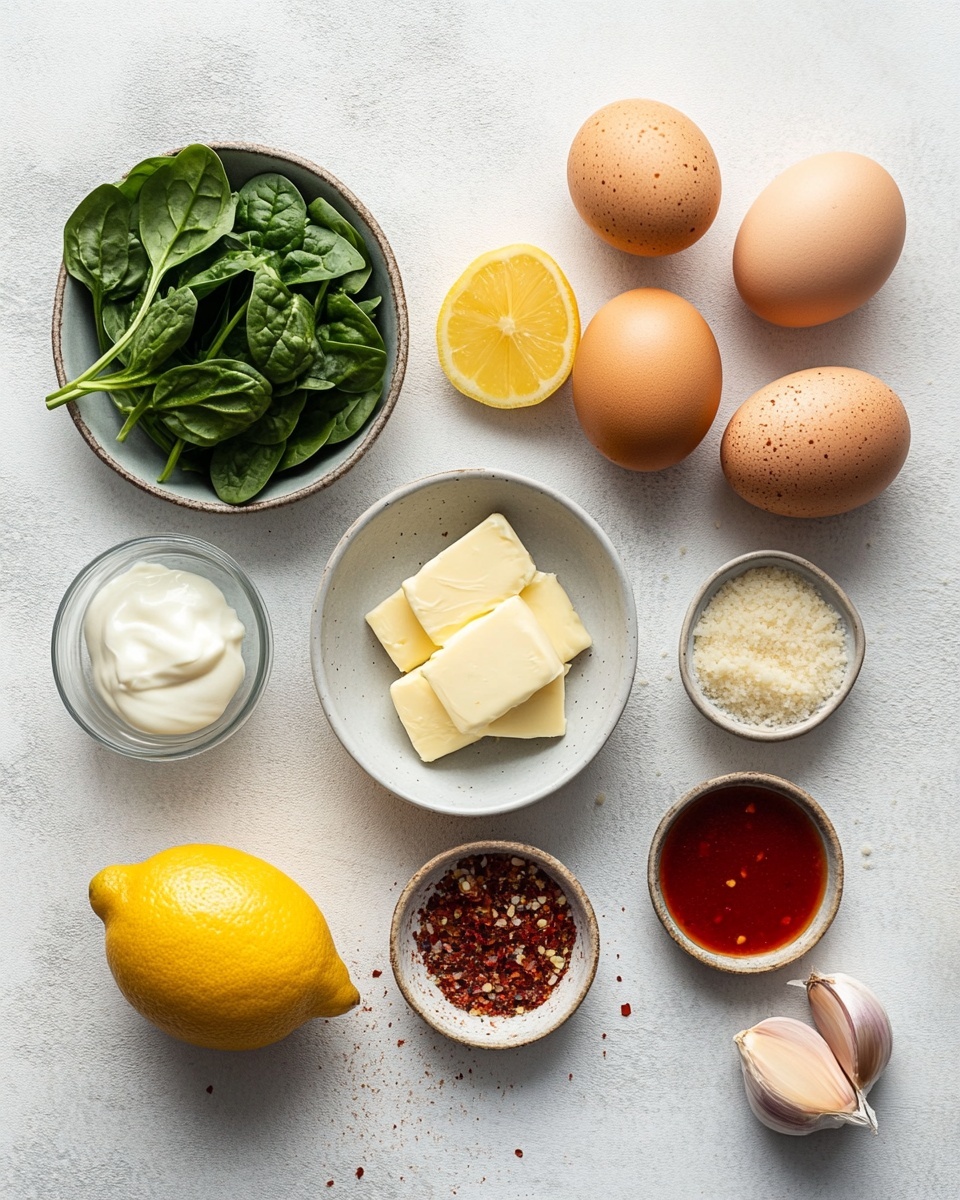 The image shows eight deviled eggs arranged on a black round plate, placed on a white marbled surface. Each egg is halved with a smooth white base, topped with a thick, green, piped filling shaped like a Christmas tree, with a textured, leafy look. Small red pieces are scattered on the green filling like ornaments, and each tree is crowned with a yellow star-shaped piece on top. The focus is on the front deviled egg with slight blur on the others behind. Photo taken with an iphone --ar 4:5 --v 7