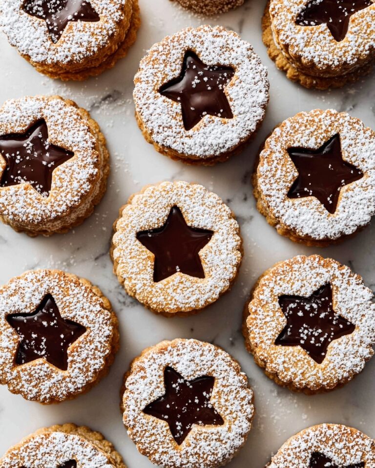 Christmas Chocolate Gingerbread Sandwich Cookies Recipe