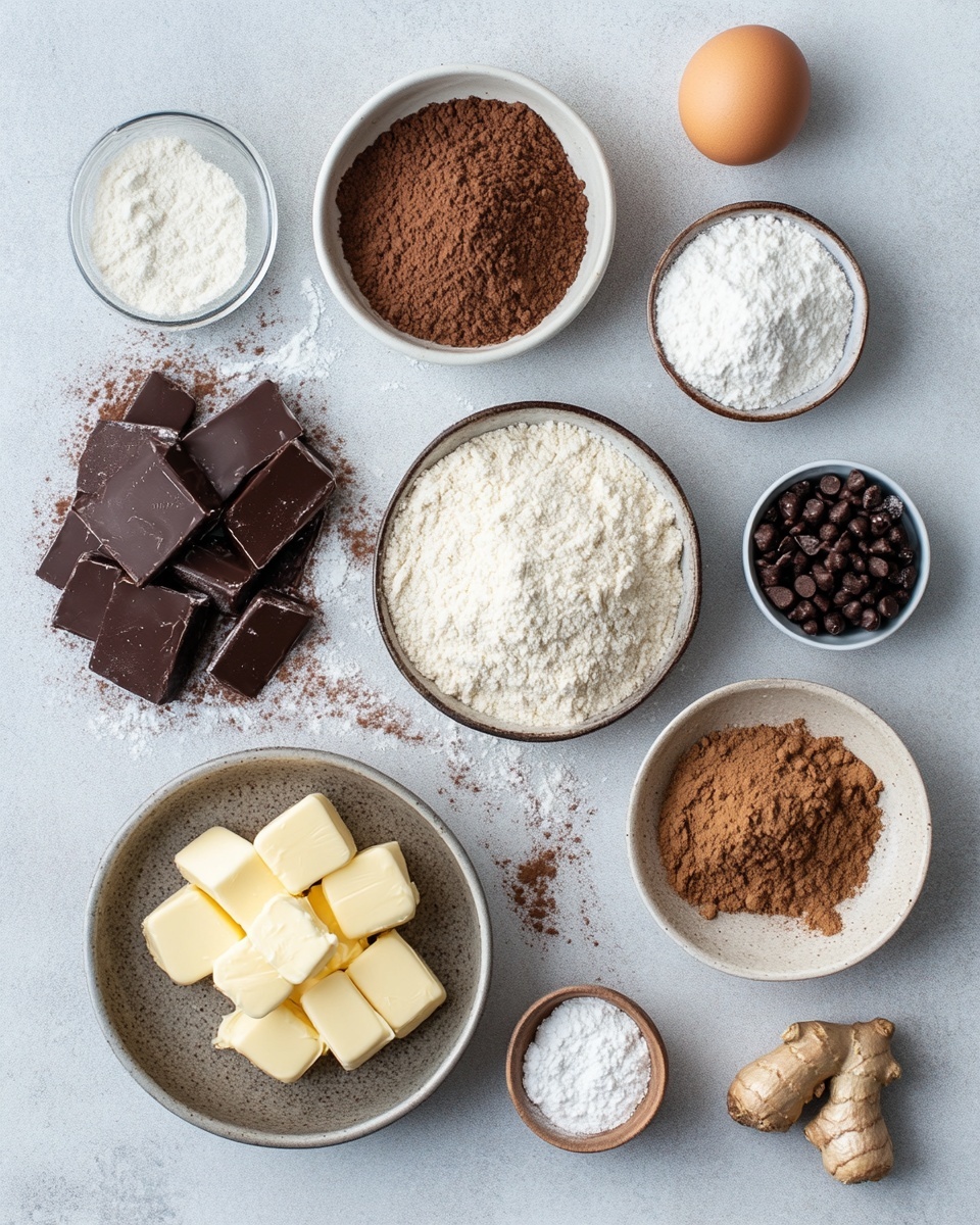 Five round cookies are placed on a white plate with a swirled edge pattern. Each cookie has two layers: the bottom layer is light brown, and the top layer is also light brown but with a star-shaped cutout in the center, showing a glossy dark chocolate filling beneath. The top of the cookies is dusted with a light covering of white powdered sugar. One cookie has a bite taken out, revealing a soft inside texture. There are a few small crumbs and chocolate chips scattered near the cookies, all set on a white marbled surface with a teal cloth partially visible in the corner. photo taken with an iphone --ar 4:5 --v 7