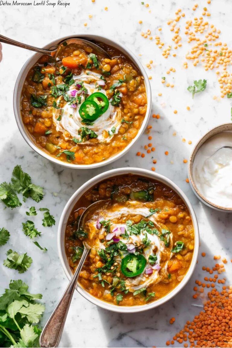 Detox Moroccan Lentil Soup Recipe