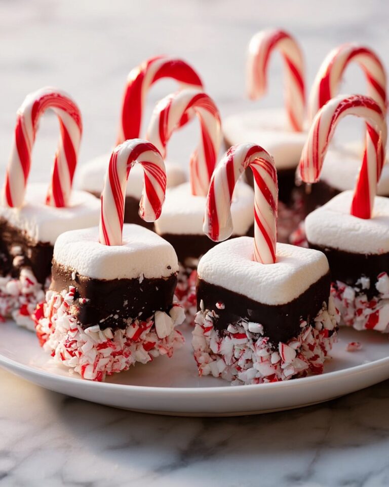 Candy Cane Marshmallow Dippers Recipe
