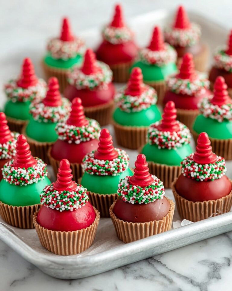 Oreo Truffles with Christmas Decorations Recipe