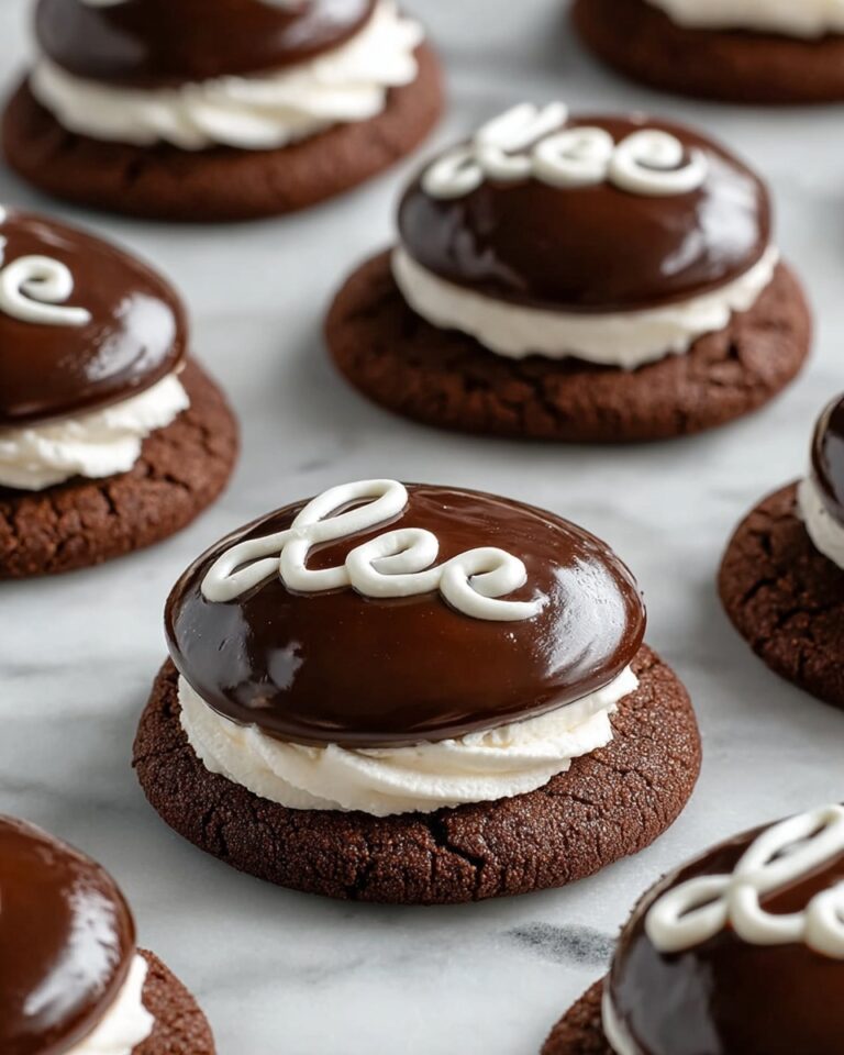 Hostess Cupcake Cookies with Marshmallow Frosting Recipe