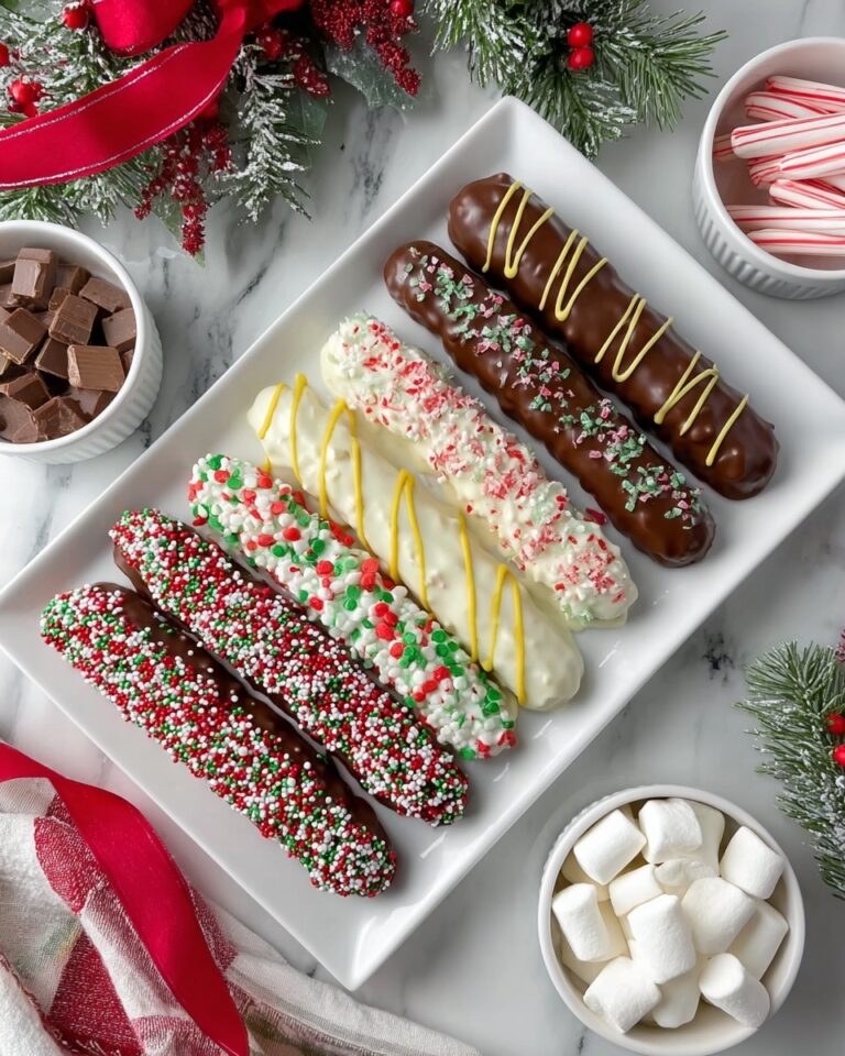 Festive Christmas Marshmallow Pops with Candy Cane Decorations Recipe