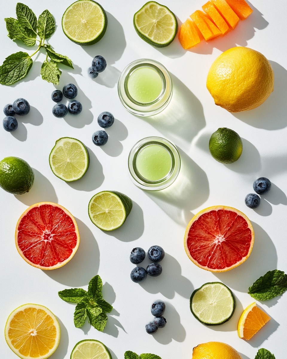 A clear round glass dish filled with a colorful frozen dessert showing about two layers: the bottom layer is a creamy yellow with a smooth texture, and the top layer is a mix of pink, orange, and light green ice cream or sorbet scoops partially melted and blending into the creamy base. The colors mix softly with some frothy bubbles and uneven edges between colors. Around the dish, a white cloth with black stripes rests on a white marbled surface, and a woman’s hand with a straw in a clear cup is partially visible near the top. Photo taken with an iphone --ar 4:5 --v 7