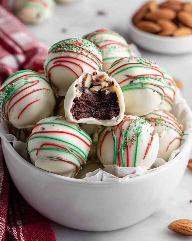Winter Wonderland Chocolate Almond Truffles Recipe